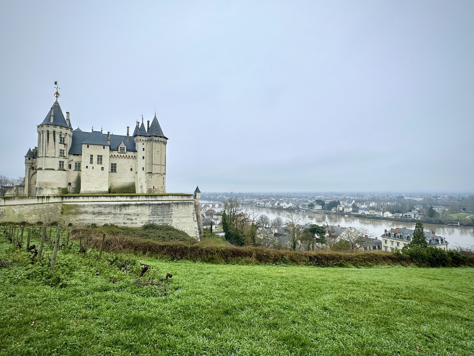 Château de Saumur overlooking the Loire Valley